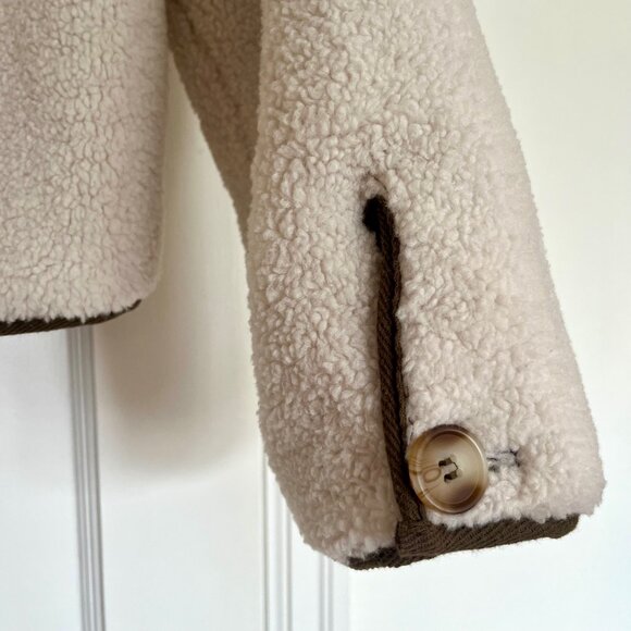 Blank NYC Cream and Green Jacket - Picture 13 of 14